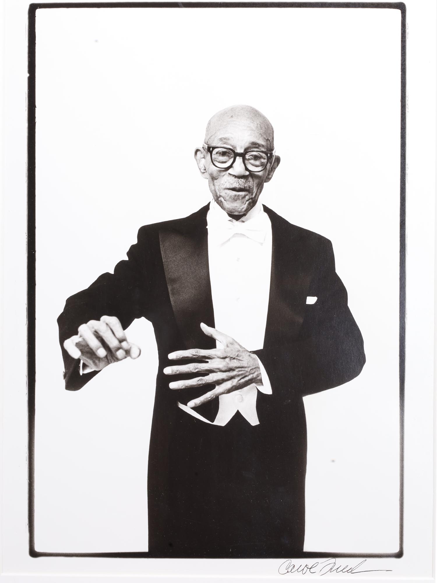 LARGE BLACK AND WHITE JAZZ PORTRAIT PHOTOS SIGNED PIC-3